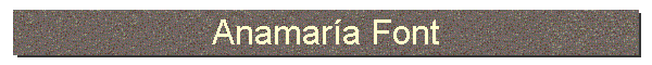 Anamara Font