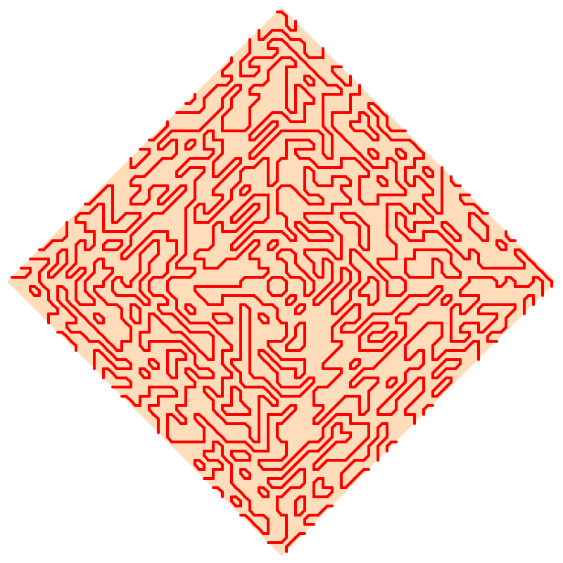 A combinatorial patchworking of degree 30