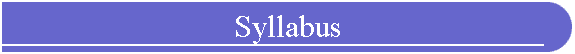 Syllabus