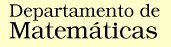 Departamento de Matemáticas